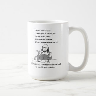 Shakespeare considers the limerick coffee mug