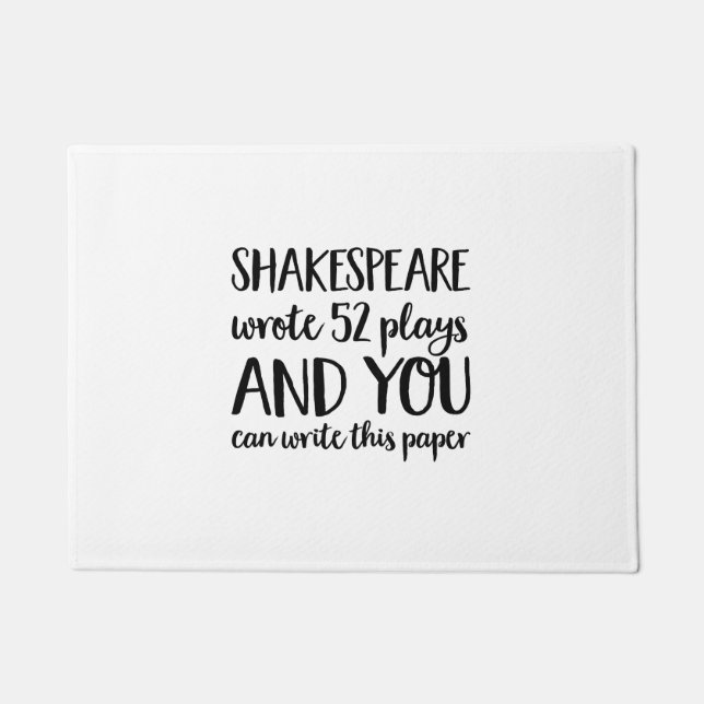 Shakespeare Doormat (Front)