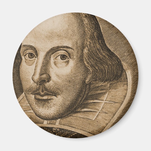 Shakespeare Droeshout Engravings Magnet (Front)