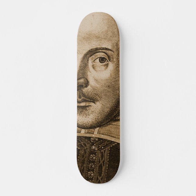 Shakespeare Droeshout Engravings Skateboard (Front)