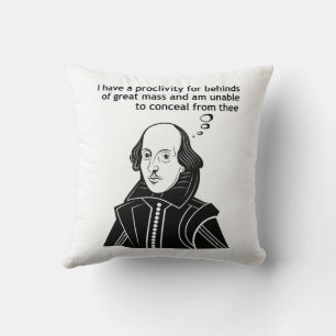 Shakespeare Funny Quote Cushion