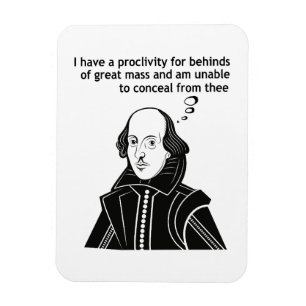 Shakespeare Funny Quote Magnet