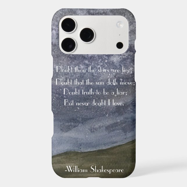 Shakespeare Hamlet Quote (Back)