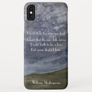 Shakespeare Hamlet Quote iPhone XS Max Case