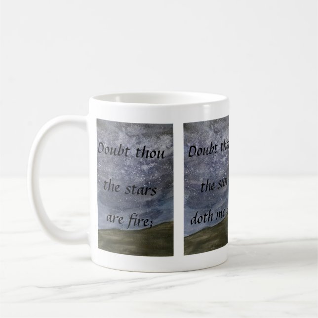 Shakespeare Hamlet Quote Mug (Left)