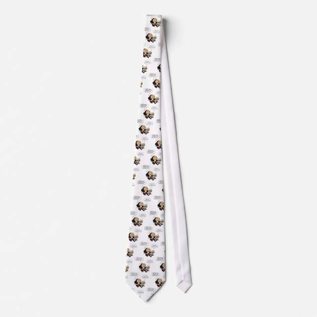 Shakespeare Hamlet, To Be or Not To Be Tie (Front)