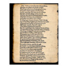 Shakespeare Hamlet To Be Soliloquy Poster