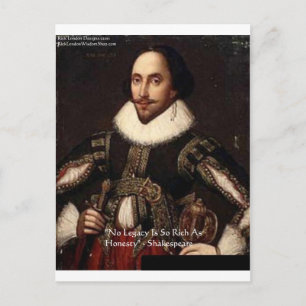 Shakespeare "Honesty Legacy" Quote Gifts & Cards