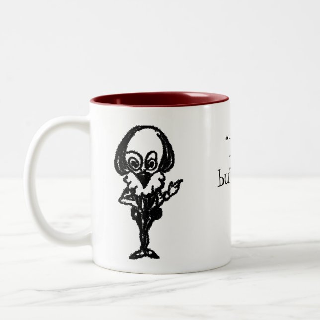 Shakespeare Insult - Two-Tone Coffee Mug (Left)