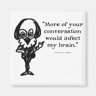 Shakespeare Insults Coriolinus Magnet