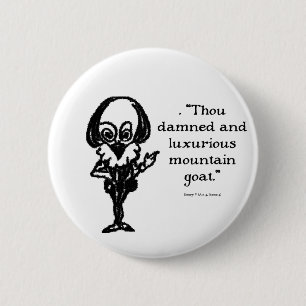 Shakespeare Insults Henry V 6 Cm Round Badge