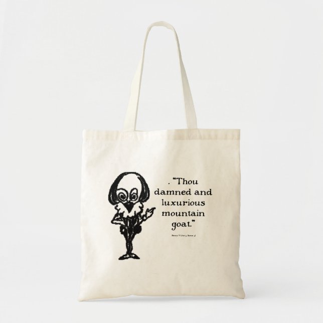 Shakespeare Insults Henry V Tote Bag (Front)