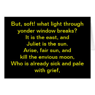 Shakespeare: Juliet is the sun