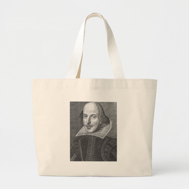 Shakespeare Large Tote Bag (Front)