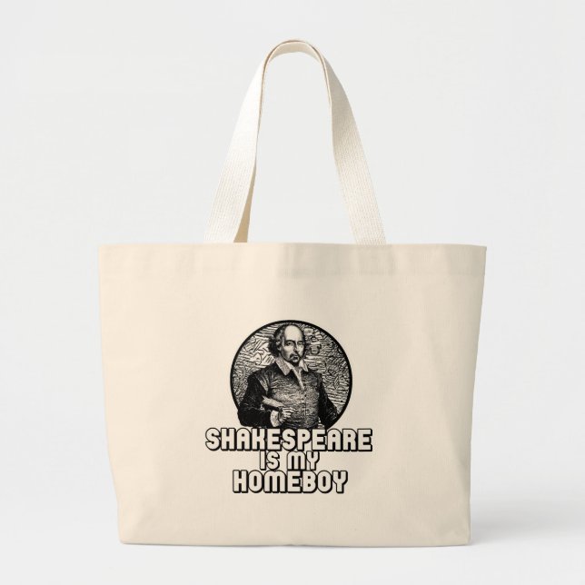 Shakespeare Large Tote Bag (Front)