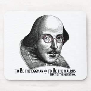 Shakespeare Lennon II Mouse Pad