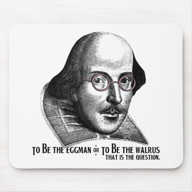 Shakespeare Lennon II Mouse Pad (Front)