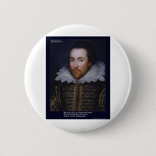 Shakespeare Love/Blind Quote On Gifts Cards Mugs 6 Cm Round Badge
