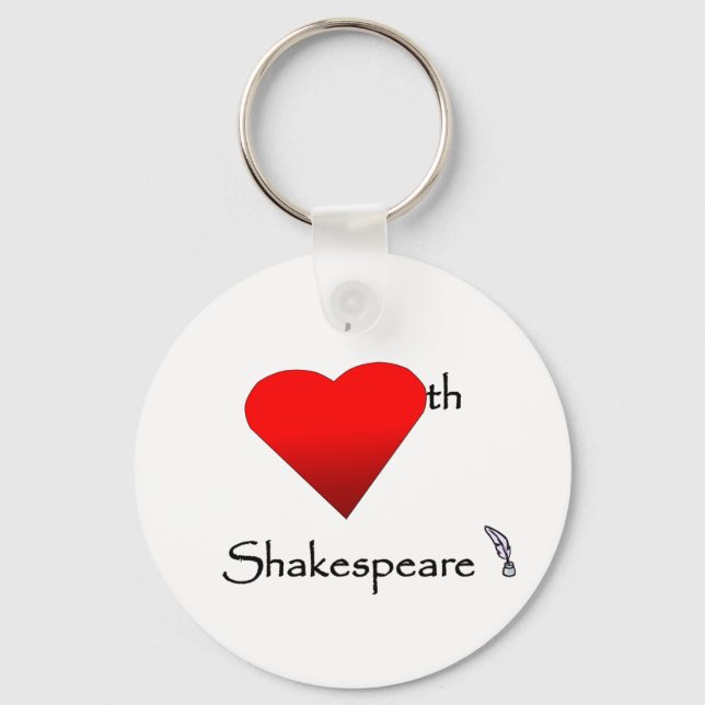 Shakespeare Love Key Ring (Front)