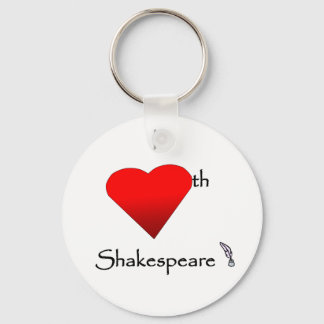 Shakespeare Love Key Ring