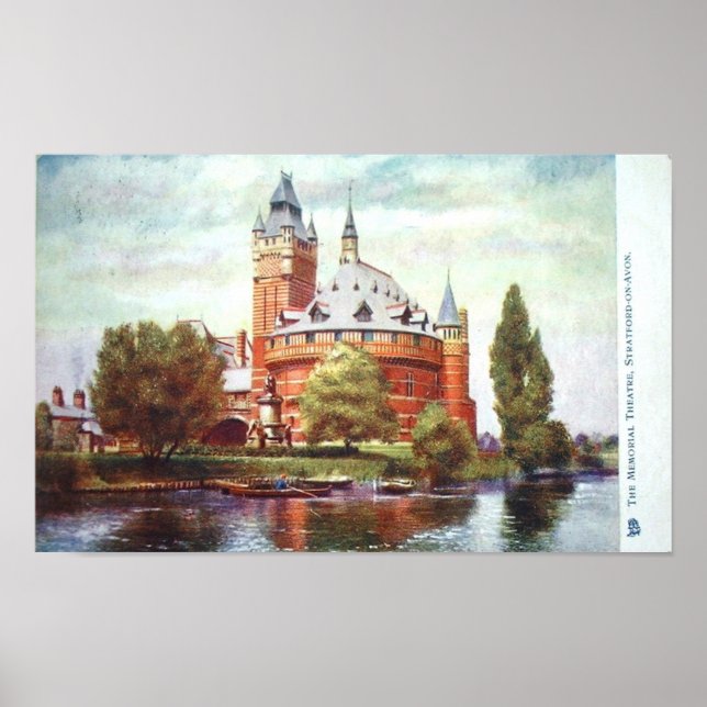 Shakespeare Memorial Theater, Stratford-upon-Avon Poster (Front)