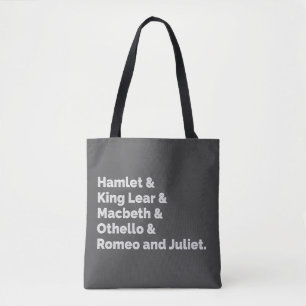 Shakespeare Plays I Tote Bag