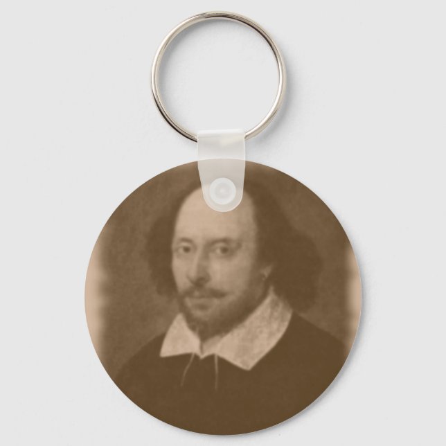 Shakespeare Portrait Keychain (Front)