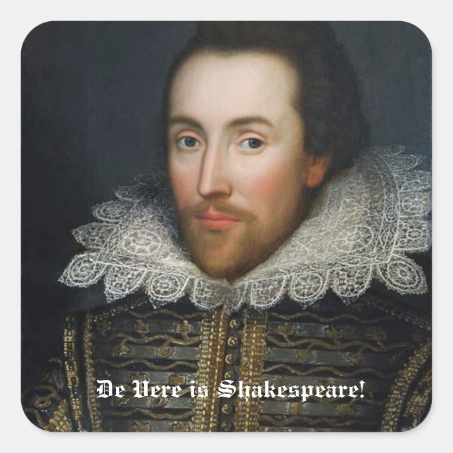 Shakespeare Portrait Stickers (Front)