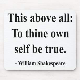 Shakespeare Quote 8a Mouse Pad