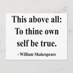 Shakespeare Quote 8a Postcard