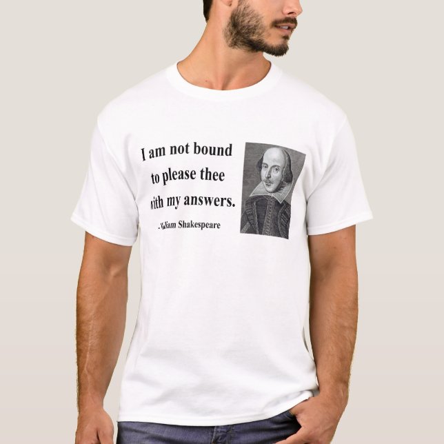 Shakespeare Quote 9b T-Shirt (Front)