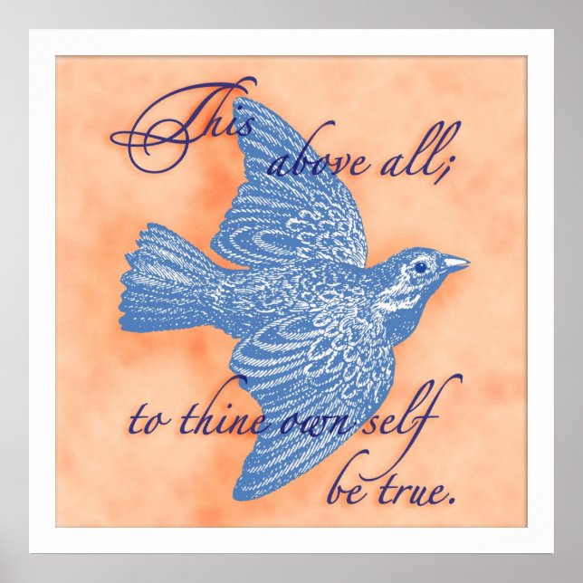 Shakespeare Quote Art Print (Front)