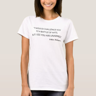 Shakespeare Quote - Battle Of Wits T-Shirt