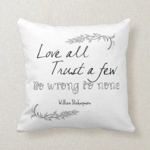 Shakespeare Quote Cushion