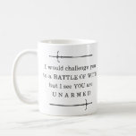 Shakespeare Quote Funny Coffee Mug<br><div class="desc">Shakespeare quote makes for a funny mug. Let people know who's witty with this fun mug.</div>