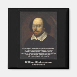 Shakespeare Quote ~ Julius Caesar Magnet
