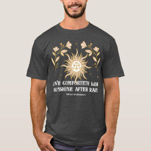 Shakespeare Quote Love Comforteth vintage T-Shirt