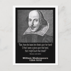 Shakespeare Quote ~ Romeo and Juliet Postcard