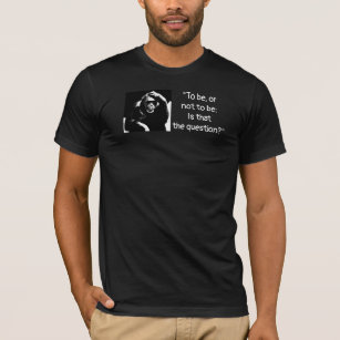 Shakespeare Quote Thinking Monkey Pop Art Men's T-Shirt