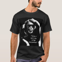 Shakespeare Quote Thinking Monkey Pop Art Men's