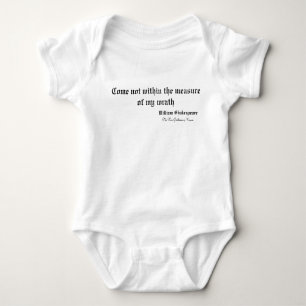 Shakespeare Quotes Baby Bodysuit