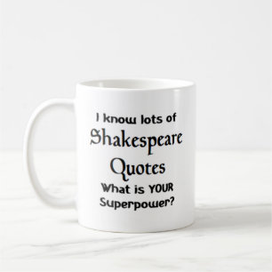 shakespeare quotes coffee mug