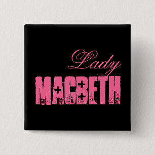 Shakespeare Series - MacBeth 15 Cm Square Badge