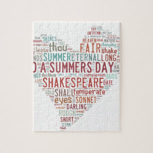 Shakespeare Sonnet 18 Jigsaw Puzzle