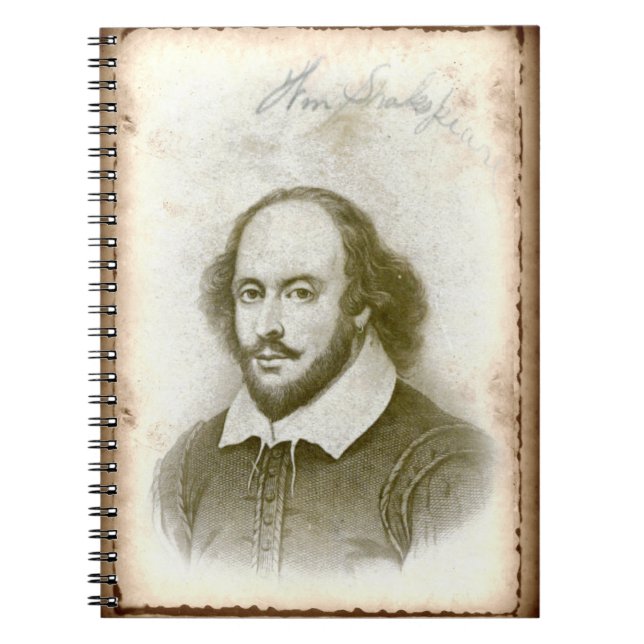 Shakespeare Spiral Notebook (Front)