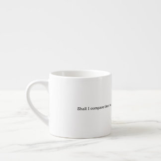Shakespeare Summer Quote Decor For Home Espresso Cup