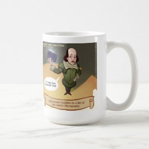 Shakespeare Takes Selfie Funny Coffee Mug