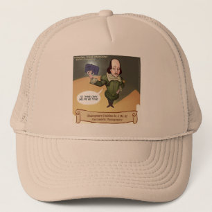 Shakespeare Takes Selfie Funny Trucker Hat