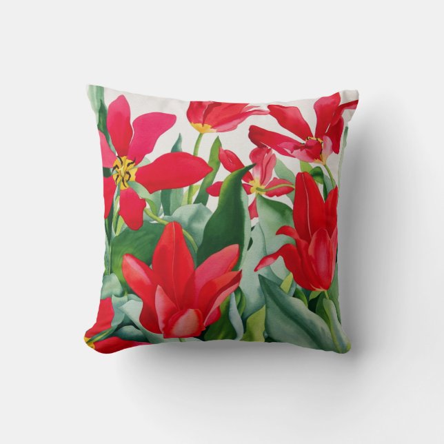 Shakespeare Tulips Cushion (Front)