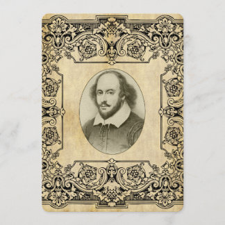 Shakespeare Wedding Invitation